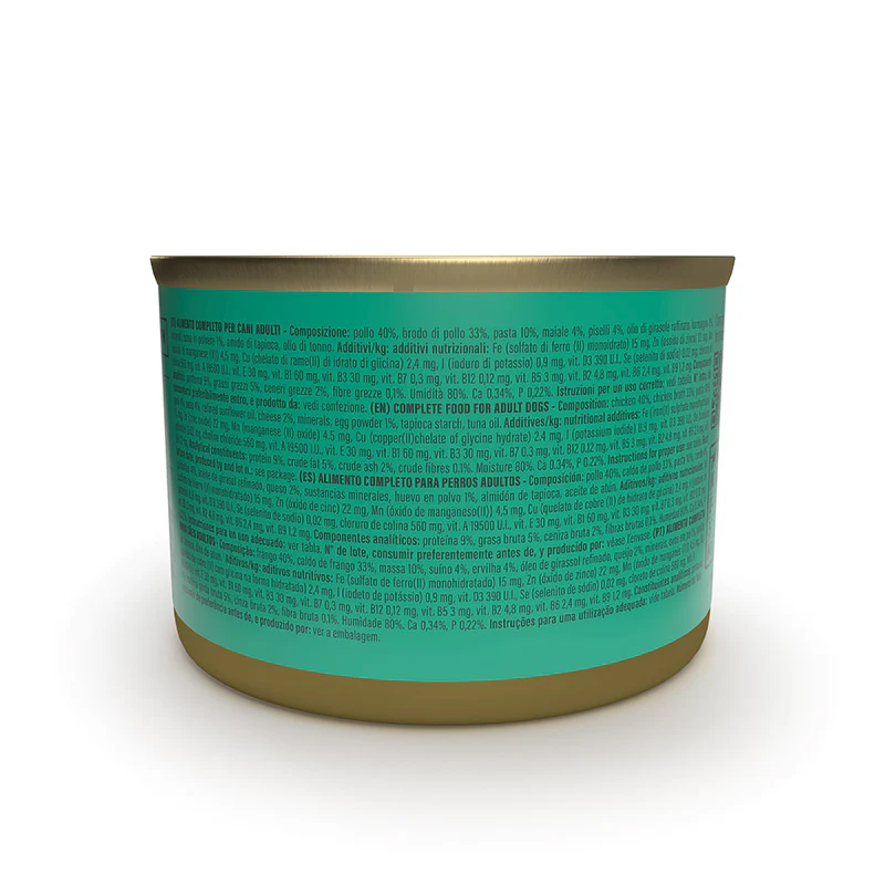 Pollo con carbonara in brodo 150g in lattina - Image 3